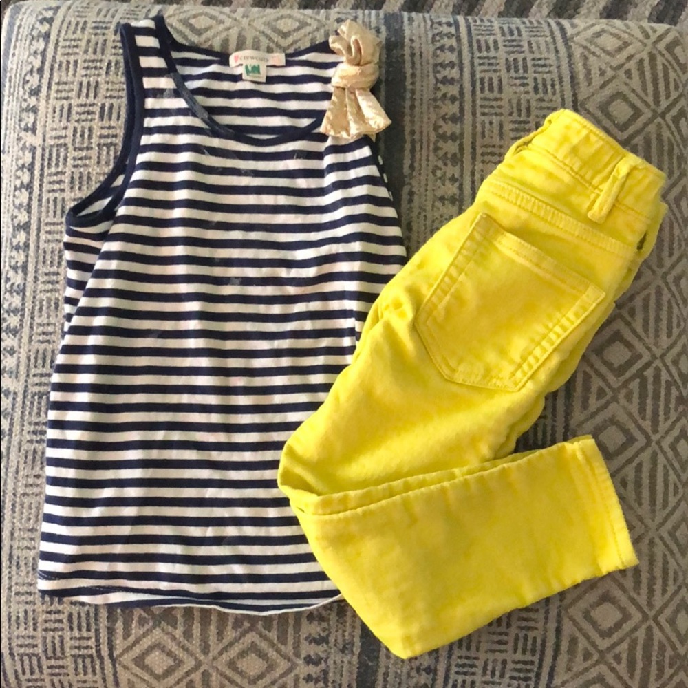 Crewcuts tank and jeans